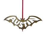 Austin Bat Christmas Ornament – Handcrafted Wood