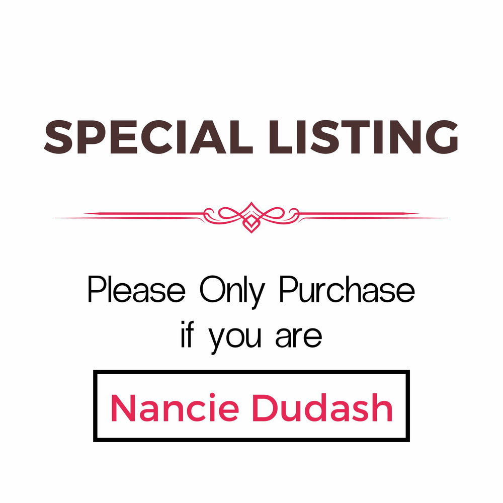 Special Listing for Nancie Dudash - Repair