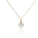 Alora Necklace - Coin Pearl