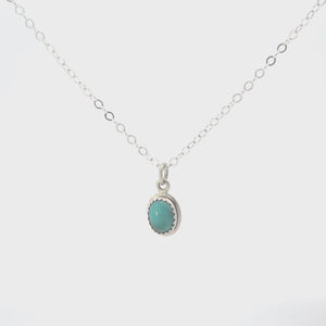 
                
                    Load and play video in Gallery viewer, Turquoise Ria necklace in silver video.
                
            
