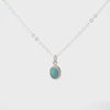Turquoise Ria necklace in silver video.