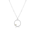 Cushion Frame medium Cornerstone Necklace with Amethyst!