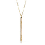 Gold Skinny Bar Necklace