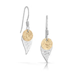 Ice Cream Cone Earrings - Gold Top