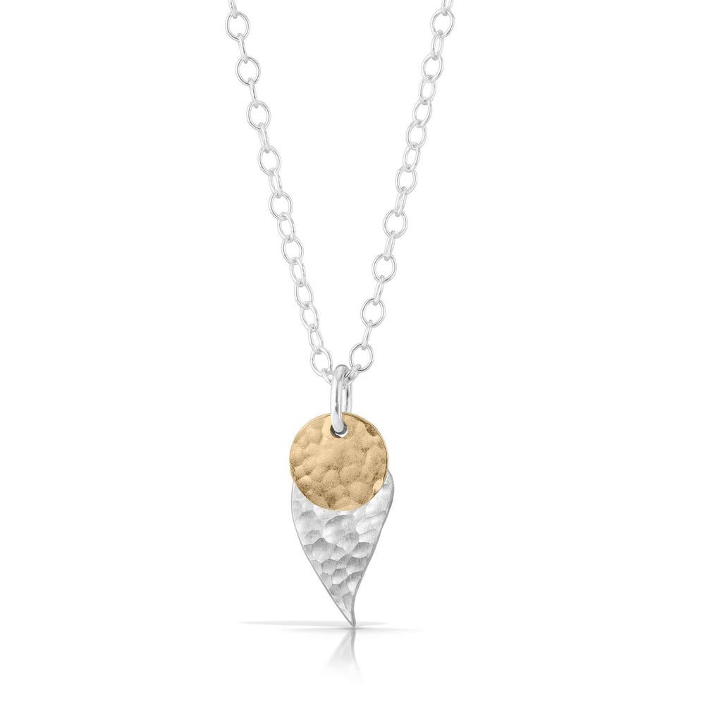 Ice Cream Cone Necklace - Gold Top