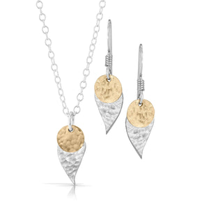 Ice Cream Cone Jewelry Set - Gold Top