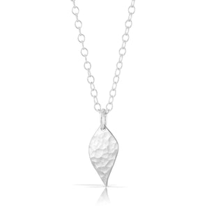 
                
                    Load image into Gallery viewer, Handmade silver leaf necklace.
                
            