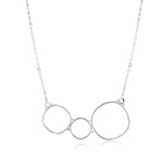 Triple Bubble Necklace in Cushion Frame Collection
